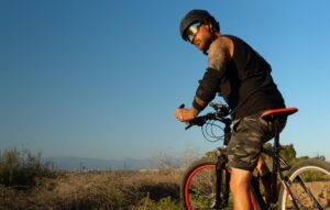 VSEAT® installed on mountain bike outdoors